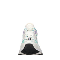 Sneakers modello Race in pelle e tessuto 