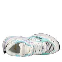 Sneakers modello Race in pelle e tessuto 