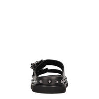 Mules in pelle 