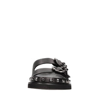 Mules in pelle 