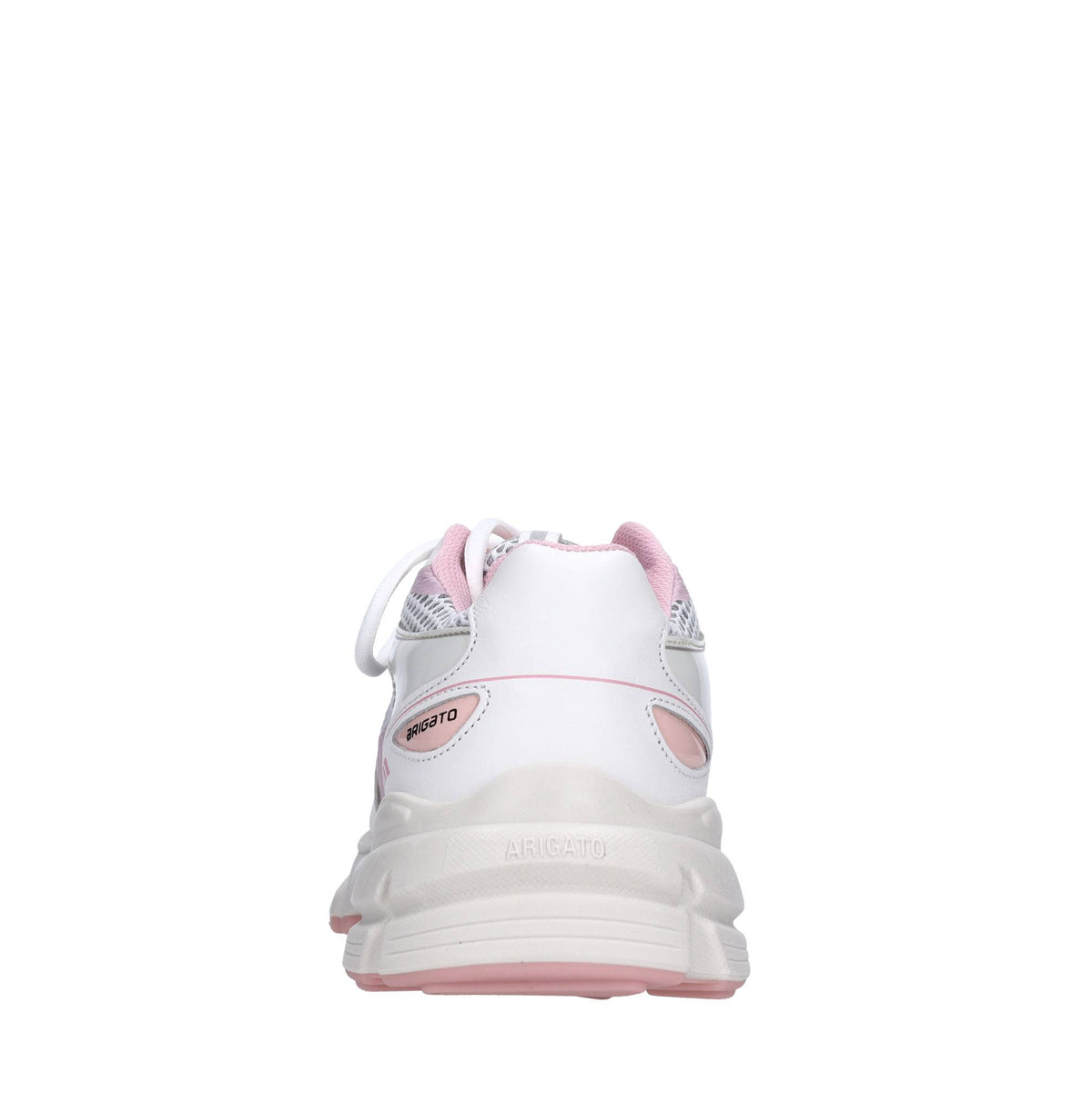 Sneakers in pelle e tessuto 