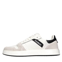 Sneakers in camoscio ed ecopelle 