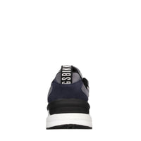 Sneakers in camoscio, ecopelle e tessuto 
