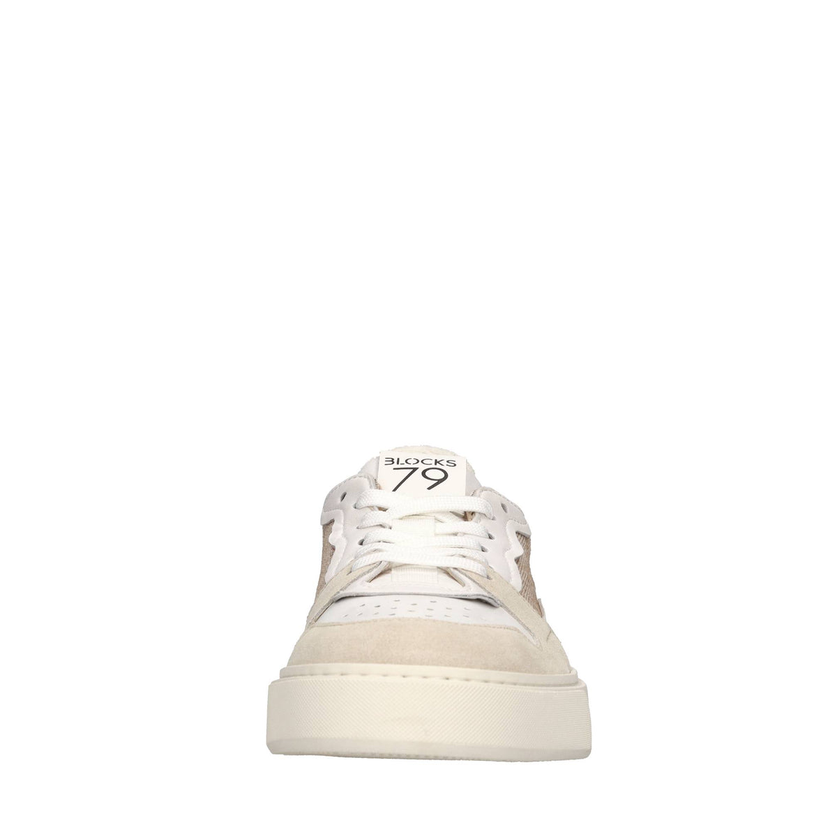 Sneakers in camoscio e tessuto 