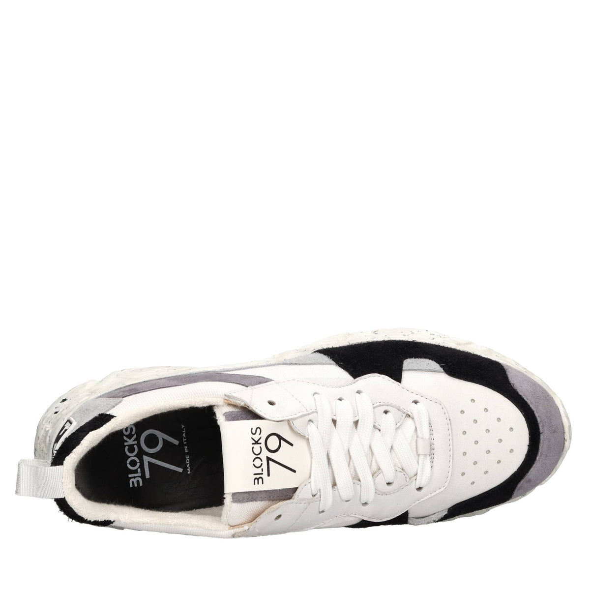 Sneakers in multimateriale 