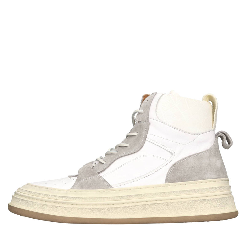 Sneakers in pelle e camoscio 