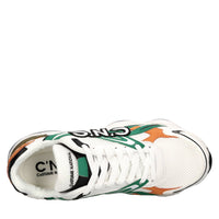 Sneakers in camoscio e tessuto 