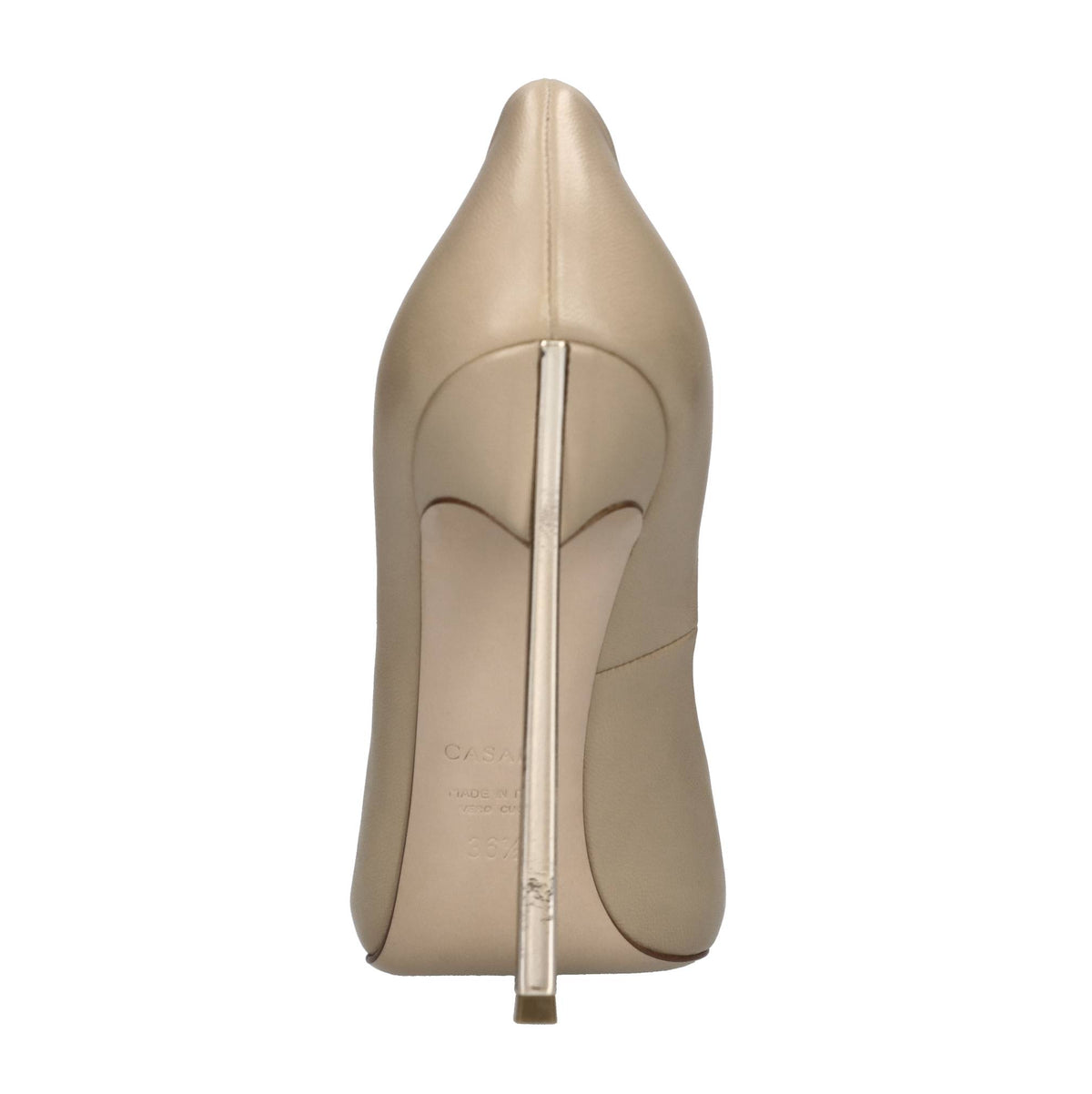 Décolleté blade in pelle 