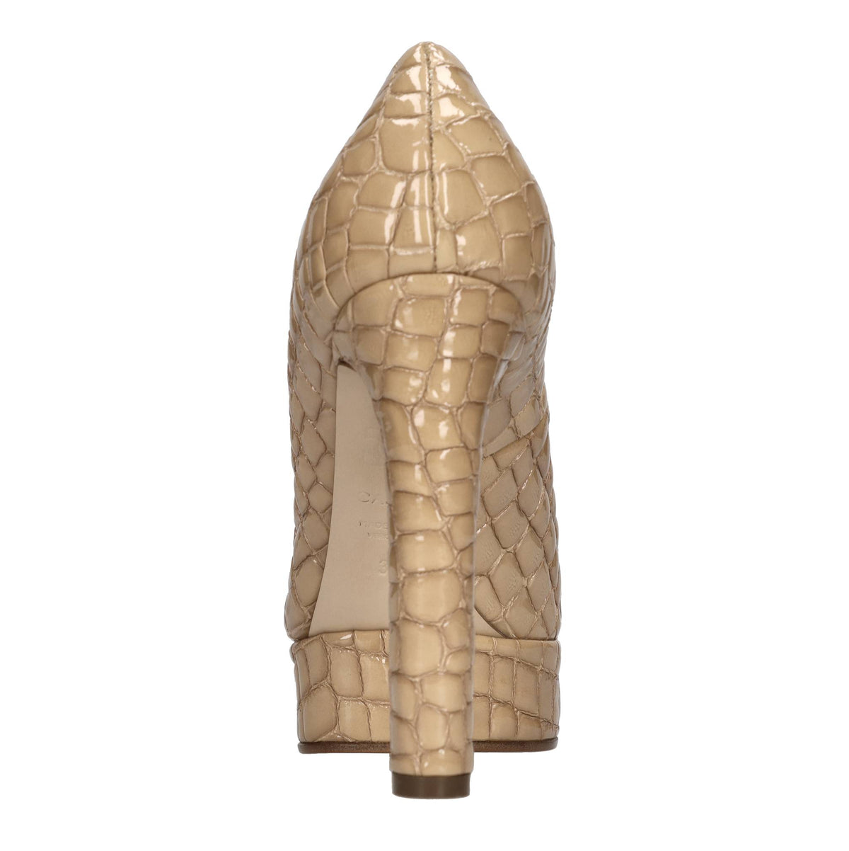 Décolleté in pelle 