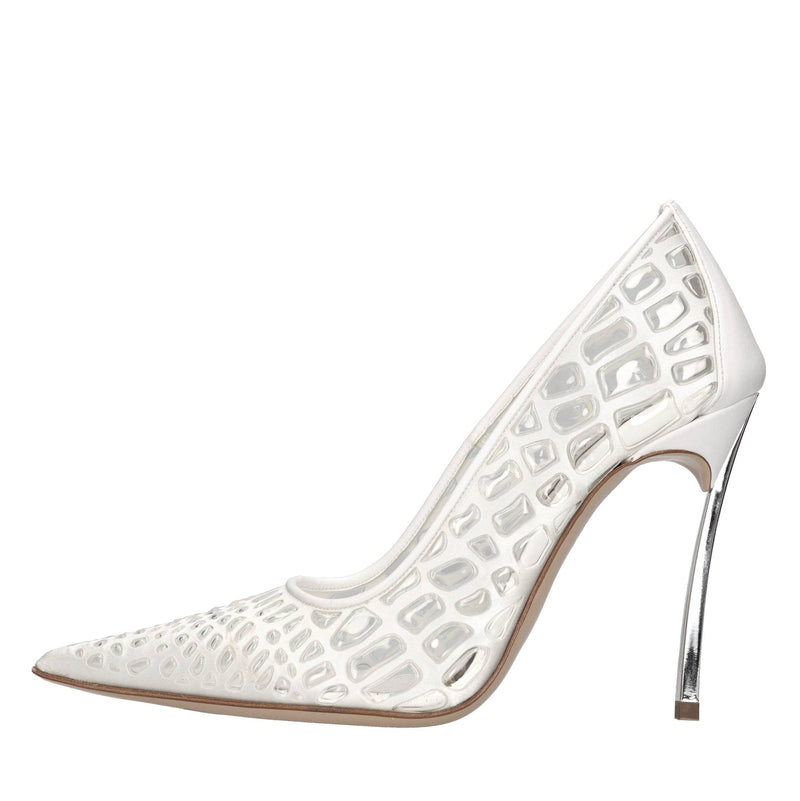 Décolleté blade in plexi e pelle 