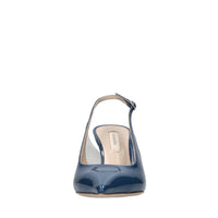 Décolleté slingback Blade in vernice e plexi 