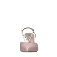 Décolleté blade slingback in pelle 