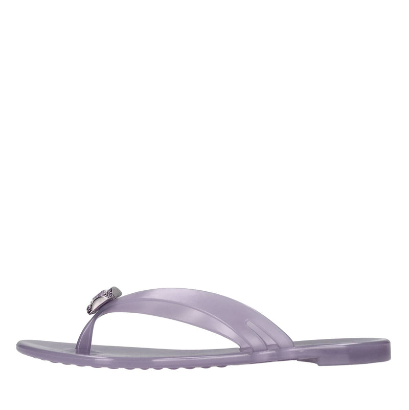 Sandali flat Jelly in PVC e Swarovski 