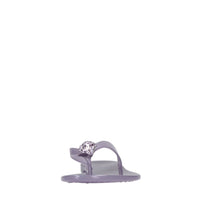Sandali flat Jelly in PVC e Swarovski 