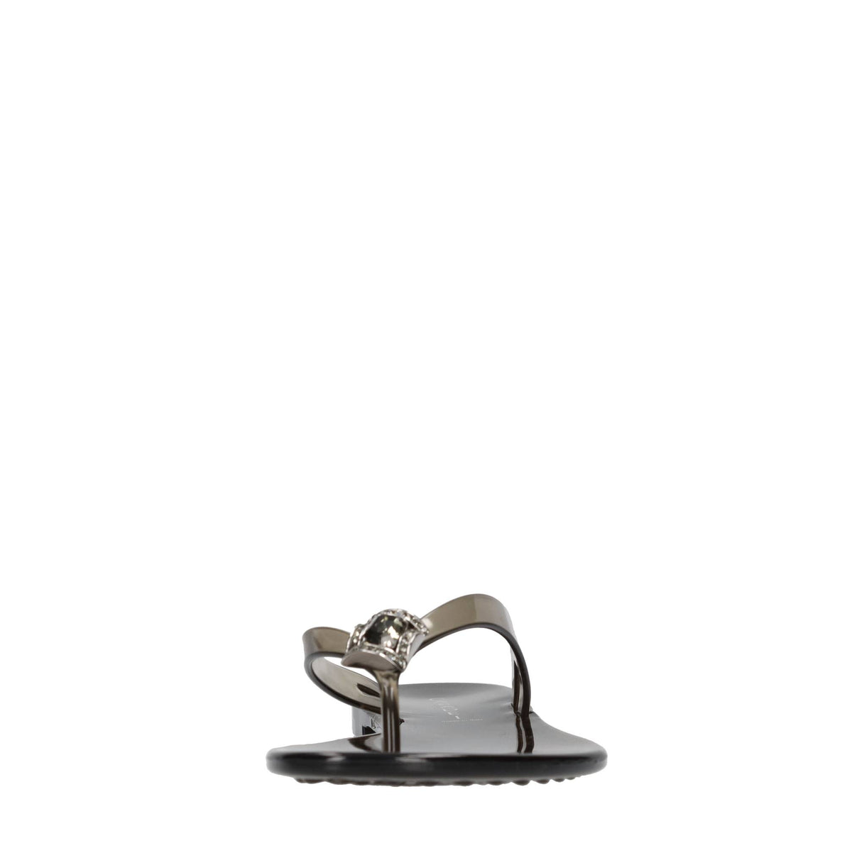 Sandali flat Jelly in PVC e Swarovski 