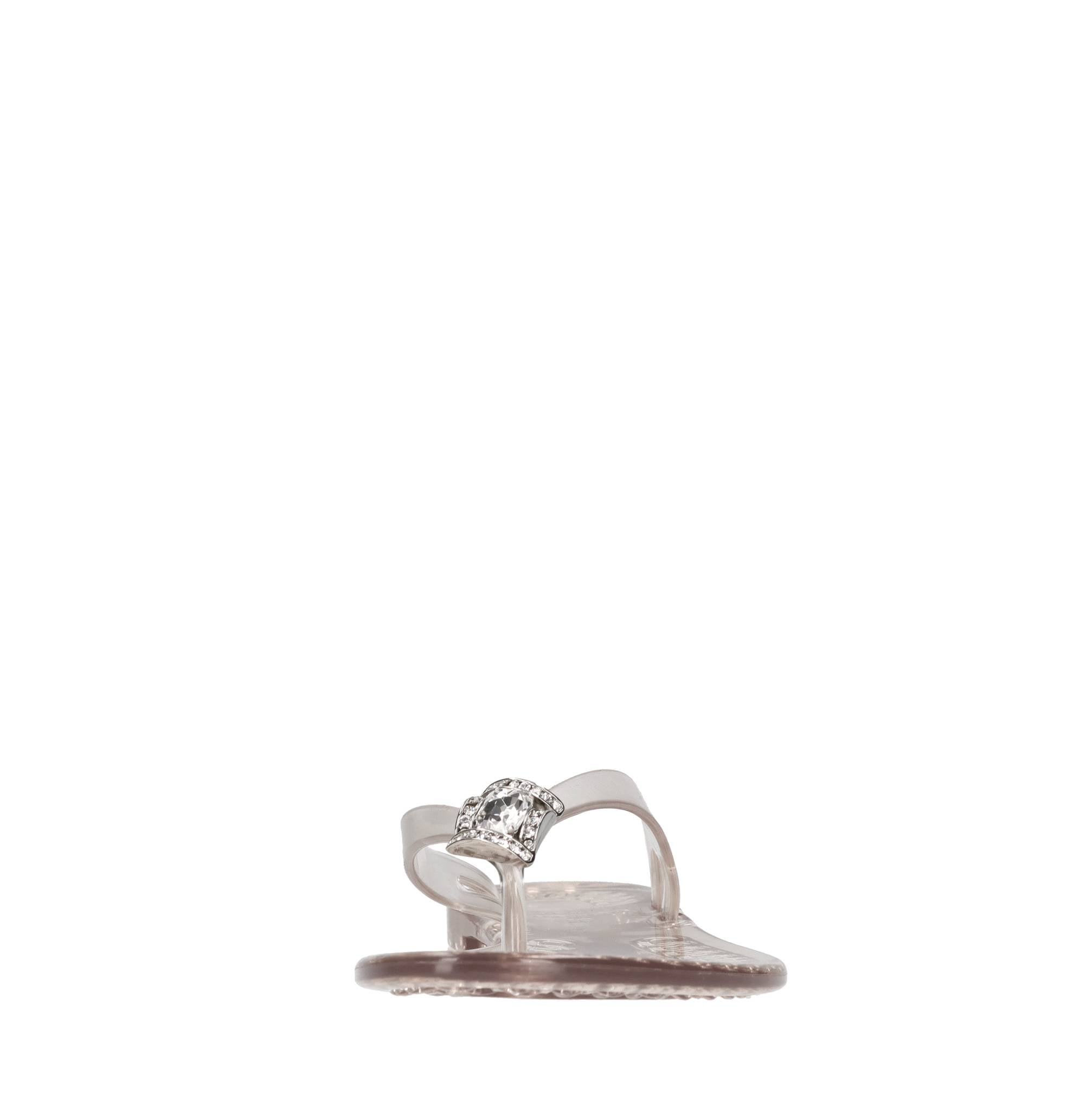 Sandali flat Jelly in PVC e Swarovski 