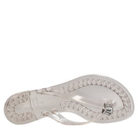 Sandali flat Jelly in PVC e Swarovski 