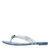 Sandali flat Jelly in PVC e Swarovski 