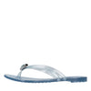 CASADEI Sandali flat Jelly in PVC e Swarovski