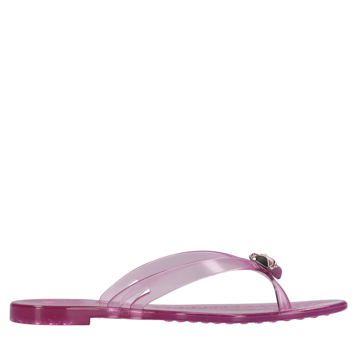 Sandali flat Jelly in PVC e Swarovski 