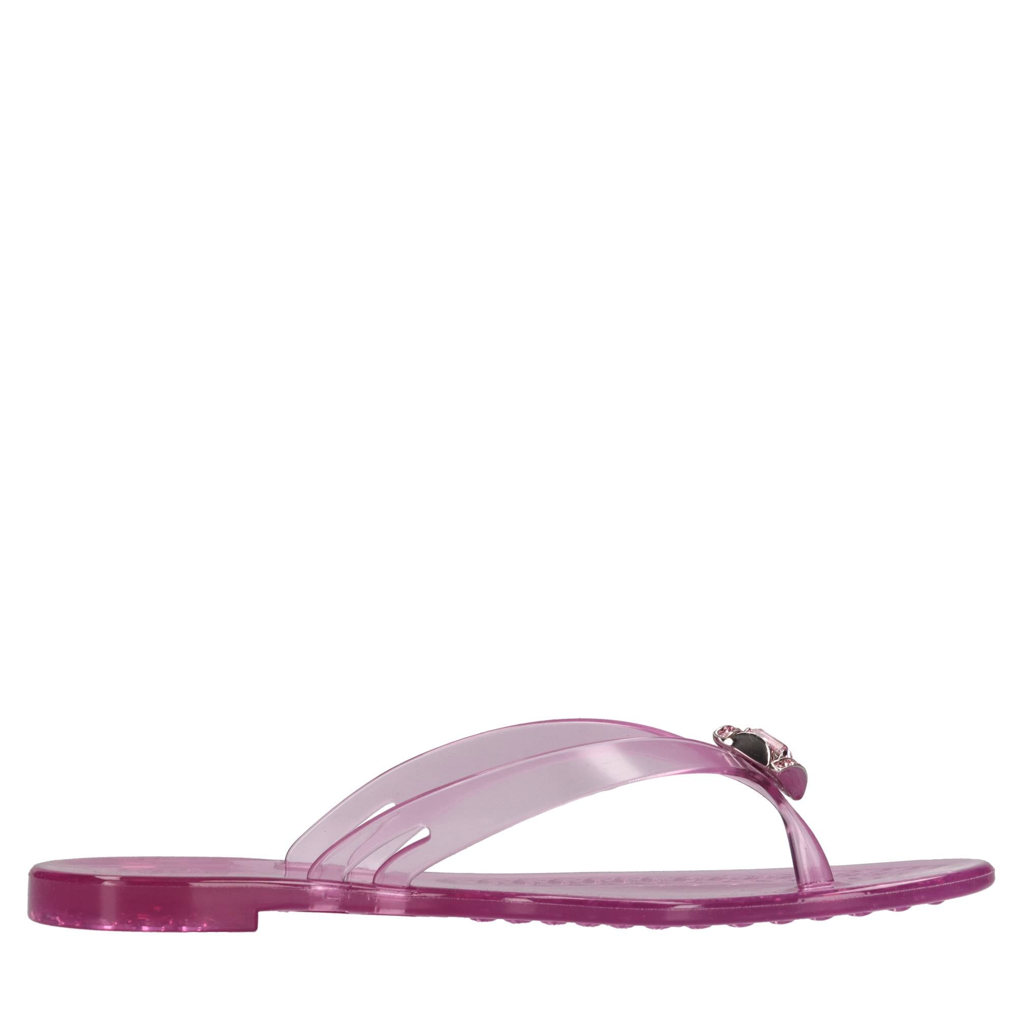 Sandali flat Jelly in PVC e Swarovski 