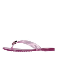 Sandali flat Jelly in PVC e Swarovski 