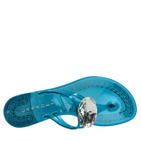 Sandali flat Jelly in PVC e Swarovski 