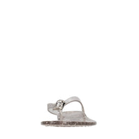 Sandali flat Jelly Glitter in PVC e Swarovski 