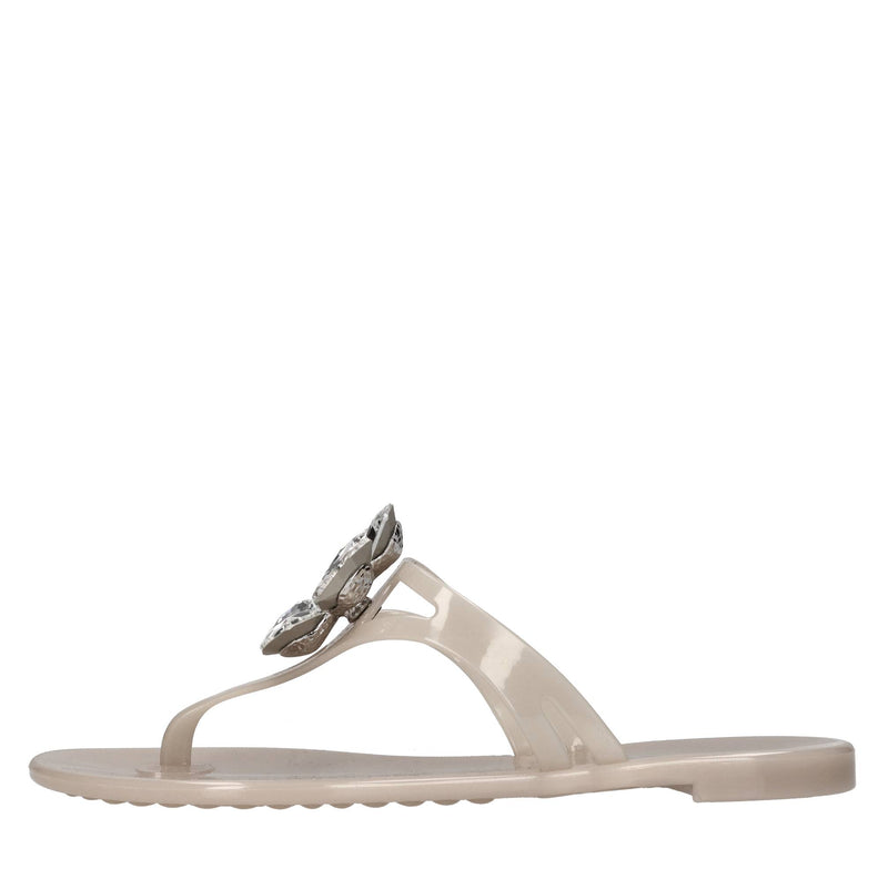 Sandali flat Jelly in PVC e Swarovski 