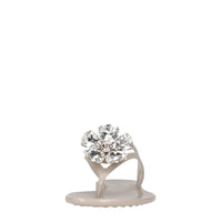 Sandali flat Jelly in PVC e Swarovski 