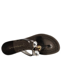 Sandali flat Jelly in PVC e Swarovski 