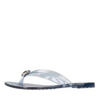 Sandali flat Jelly in PVC e Swarovski 