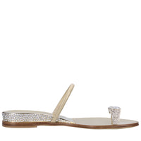 Mules in pelle e Swarovski 