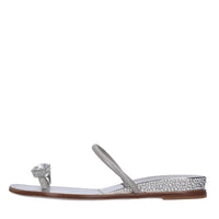 Mules in pelle e Swarovski 