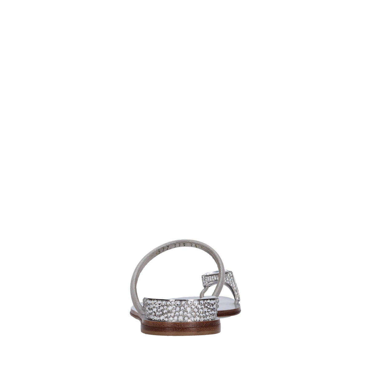 Mules in pelle e Swarovski 