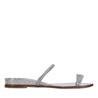 Mules in pelle e Swarovski 