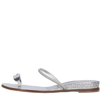 Mules in pelle e Swarovski 
