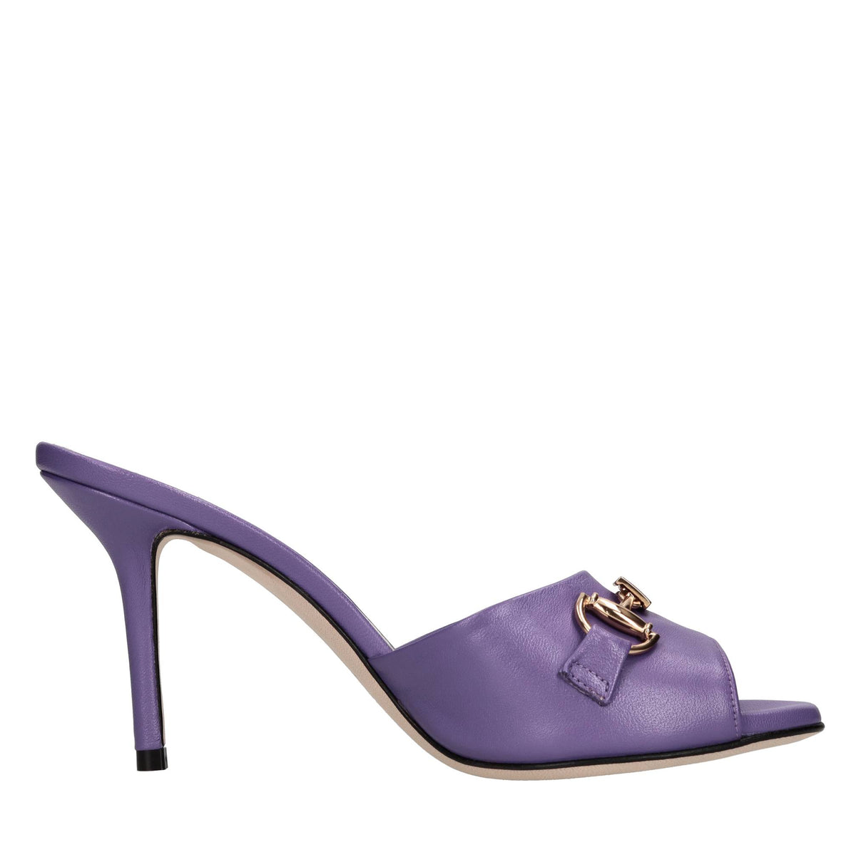 Mules in pelle 