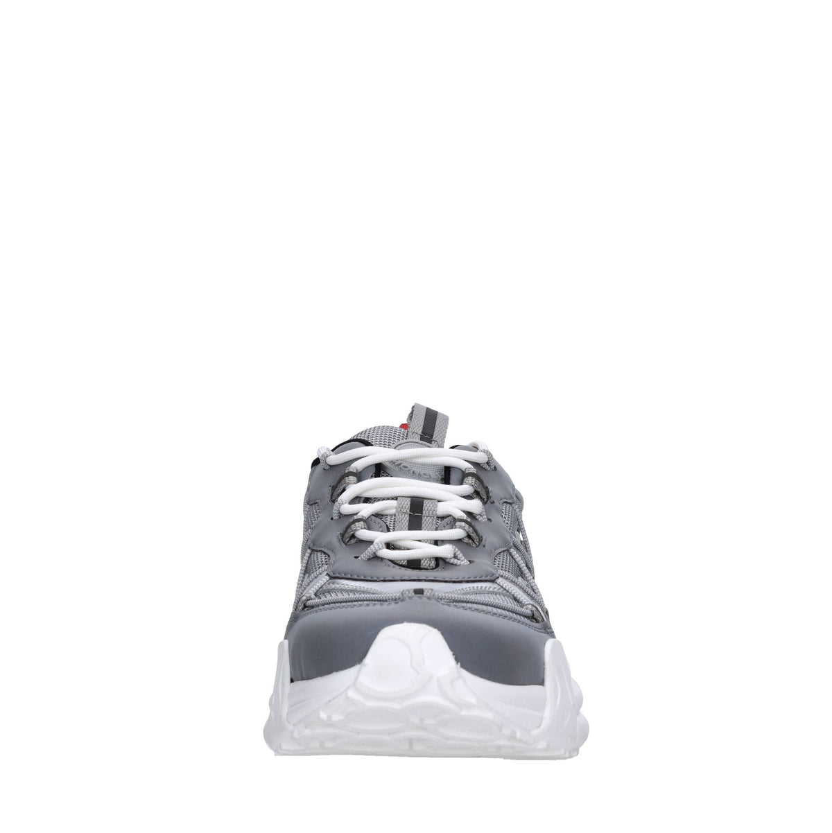 Sneakersr in pelle e tessuto 