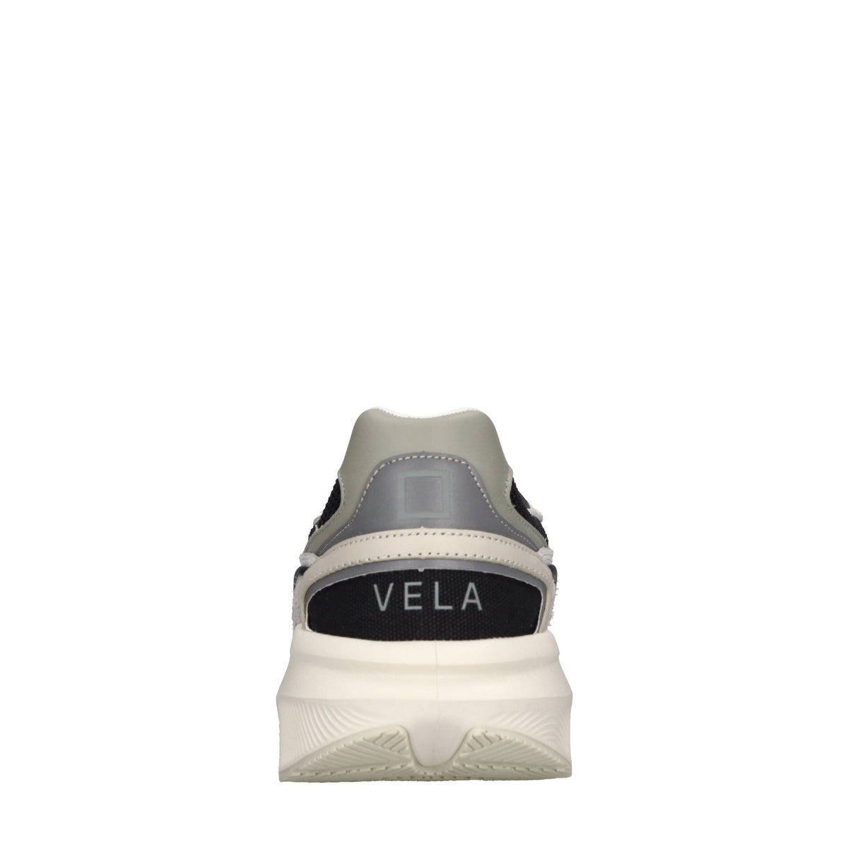 Sneakers in pelle e tessuto 