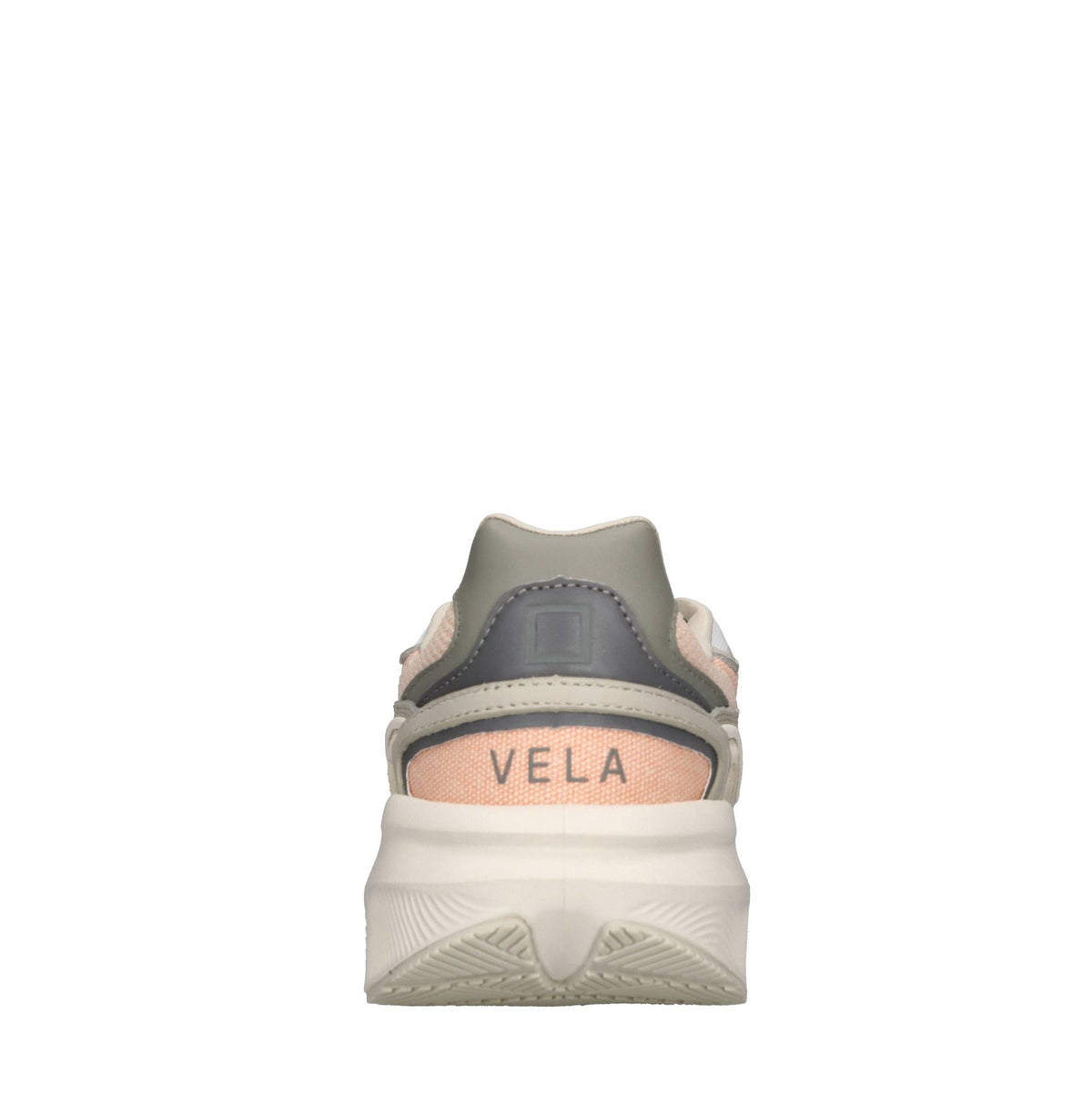 Sneakers in pelle e tessuto 