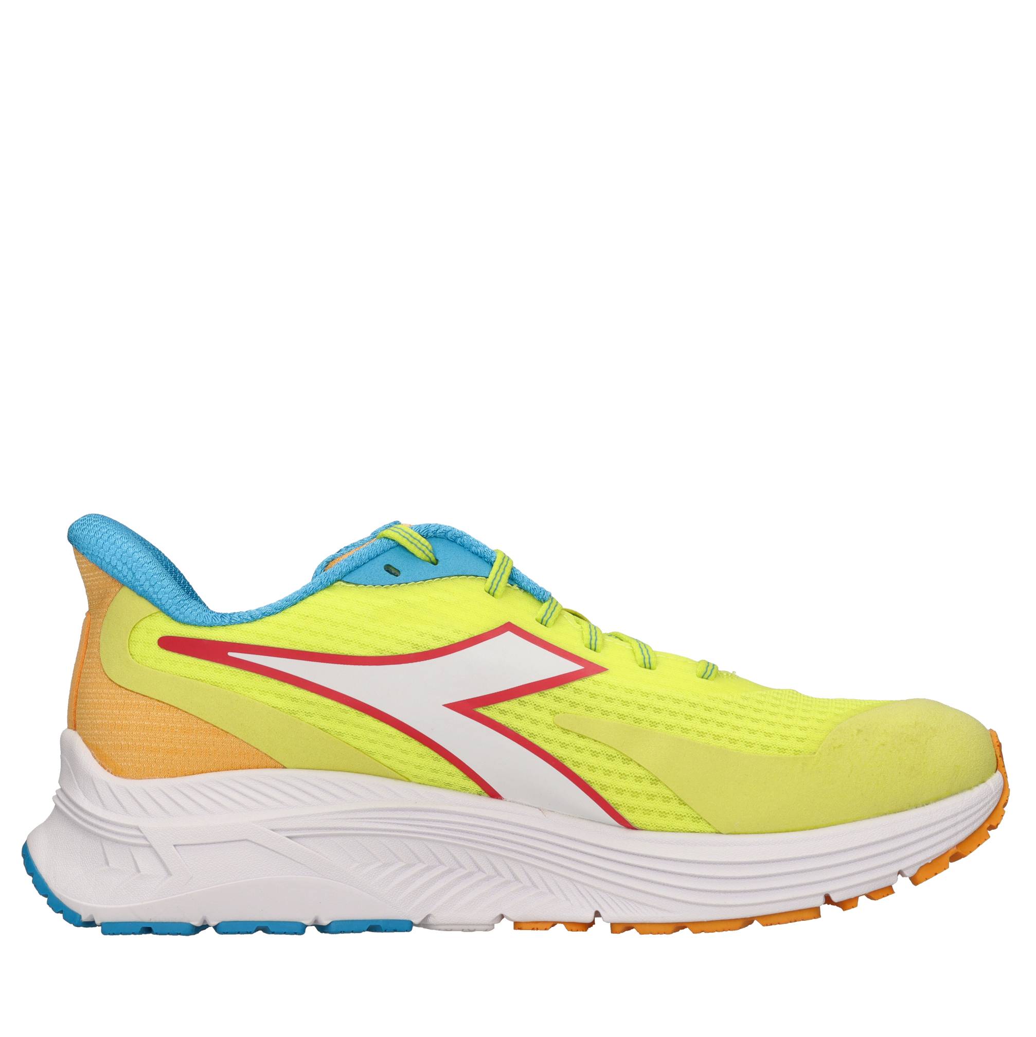Sneakers in tessuto fluo 