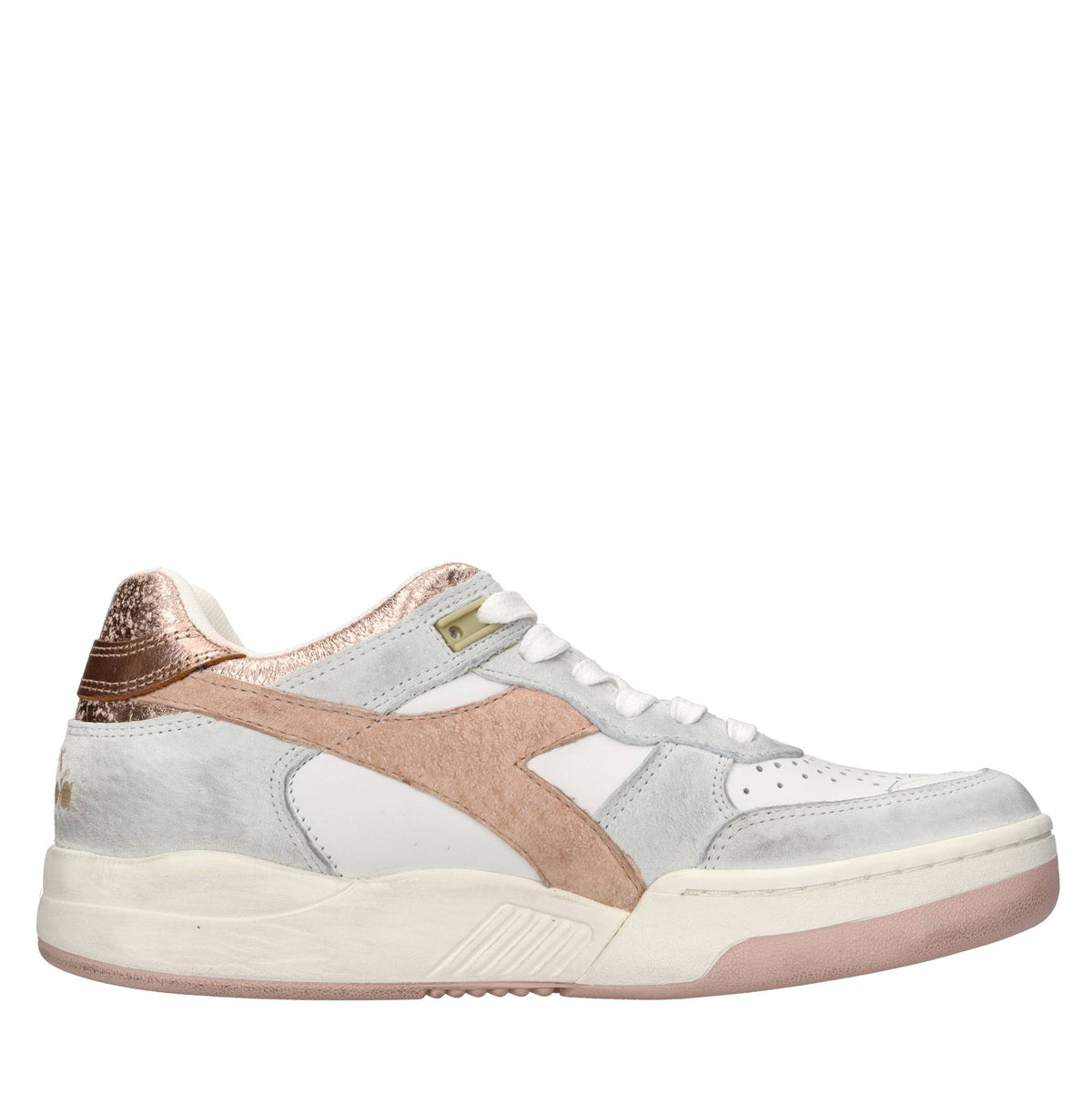Sneakers in pelle e camoscio 