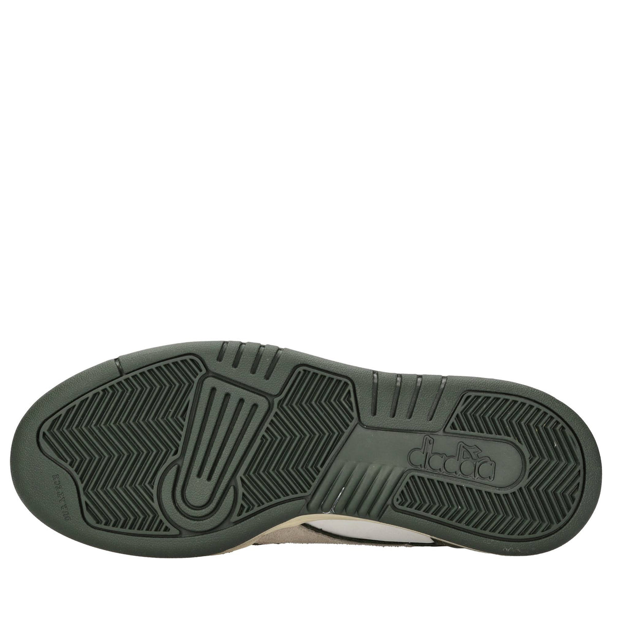 Sneakers in pelle e tessuto 