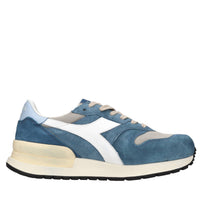 Sneakers in camoscio e tessuto 