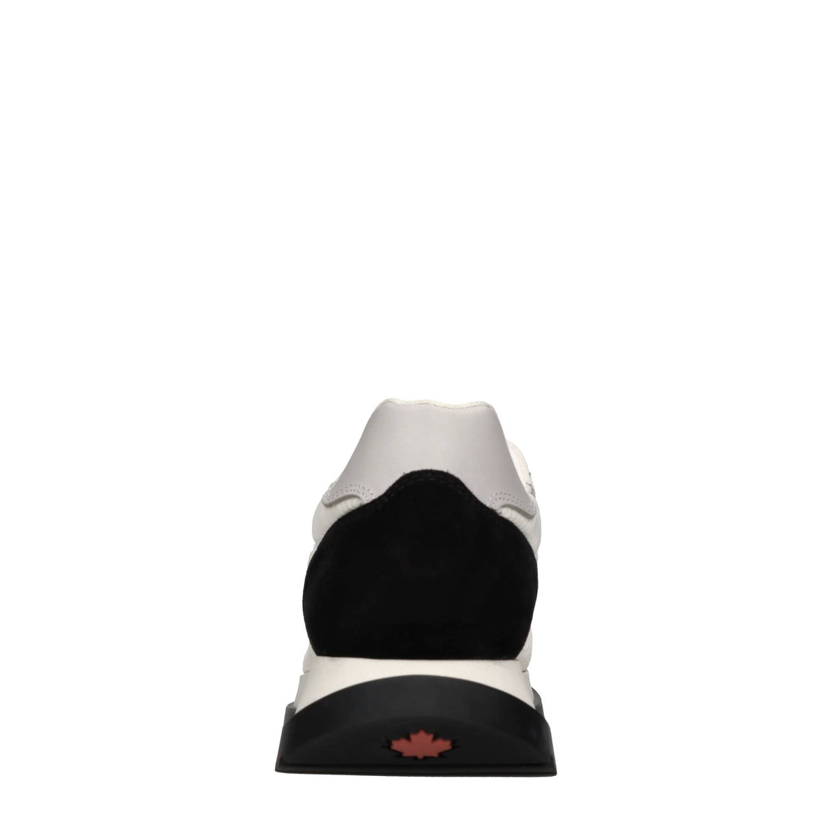 Sneakers in pelle e tessuto 