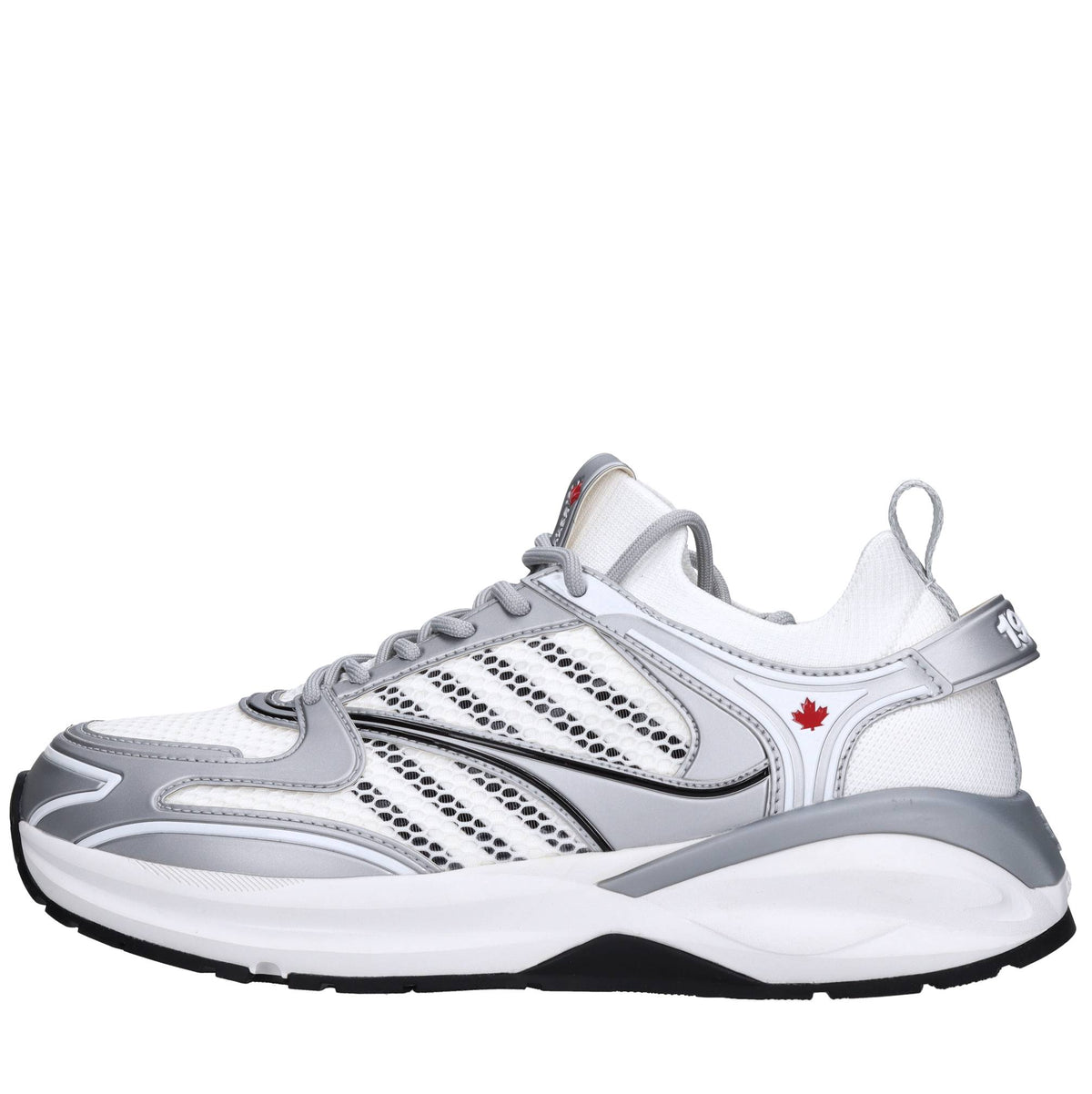 Sneakers in tessuto ed ecopelle 