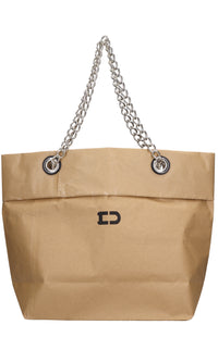 Borsa shopper impermeabile in materiale ecologico 