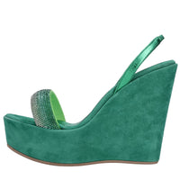 Sandali in ecopelle e strass 