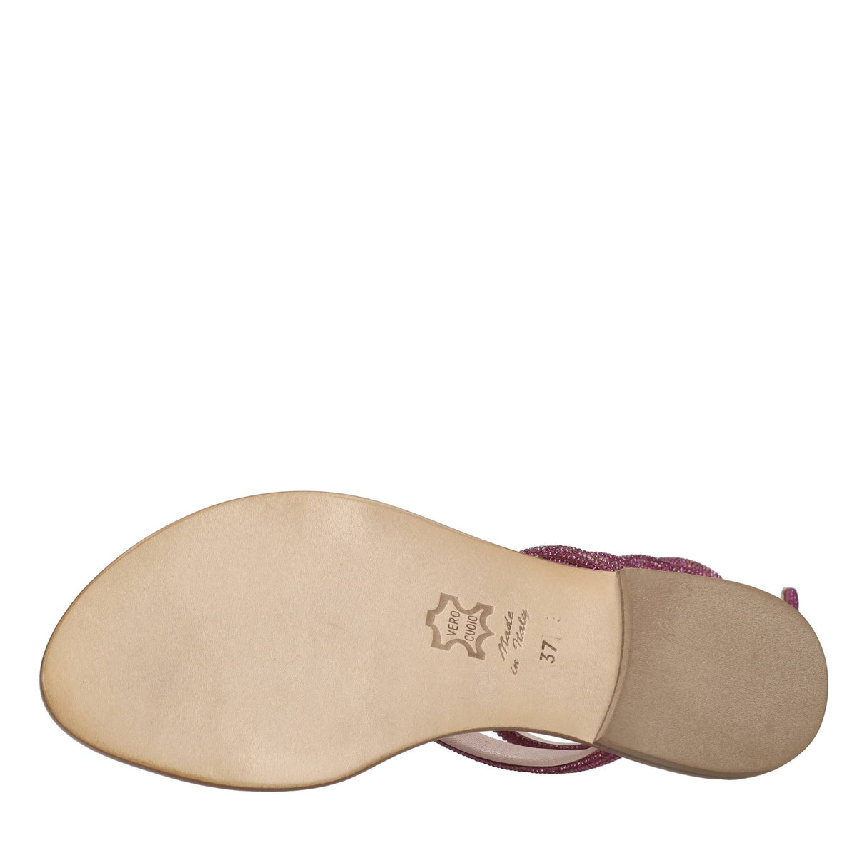 Sandali flat in pelle 